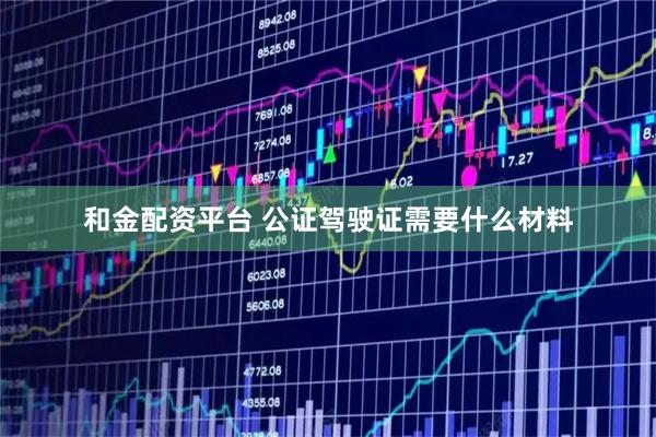 和金配资平台 公证驾驶证需要什么材料