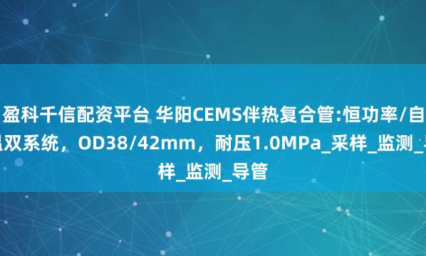 盈科千信配资平台 华阳CEMS伴热复合管:恒功率/自限温双系统,OD38/42mm,耐压1.0MPa_采样_监测_导管